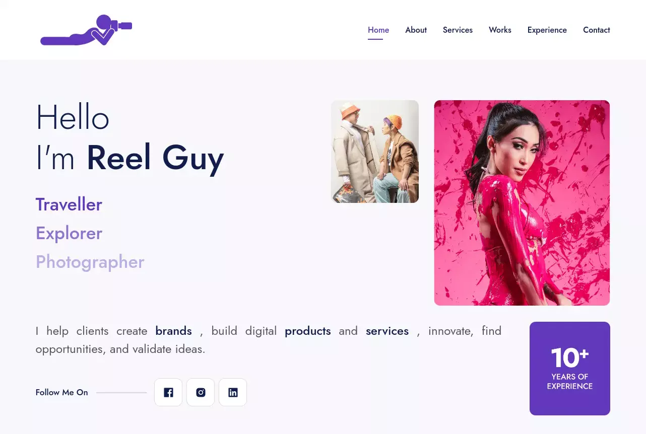 Reel Guy - Website Template